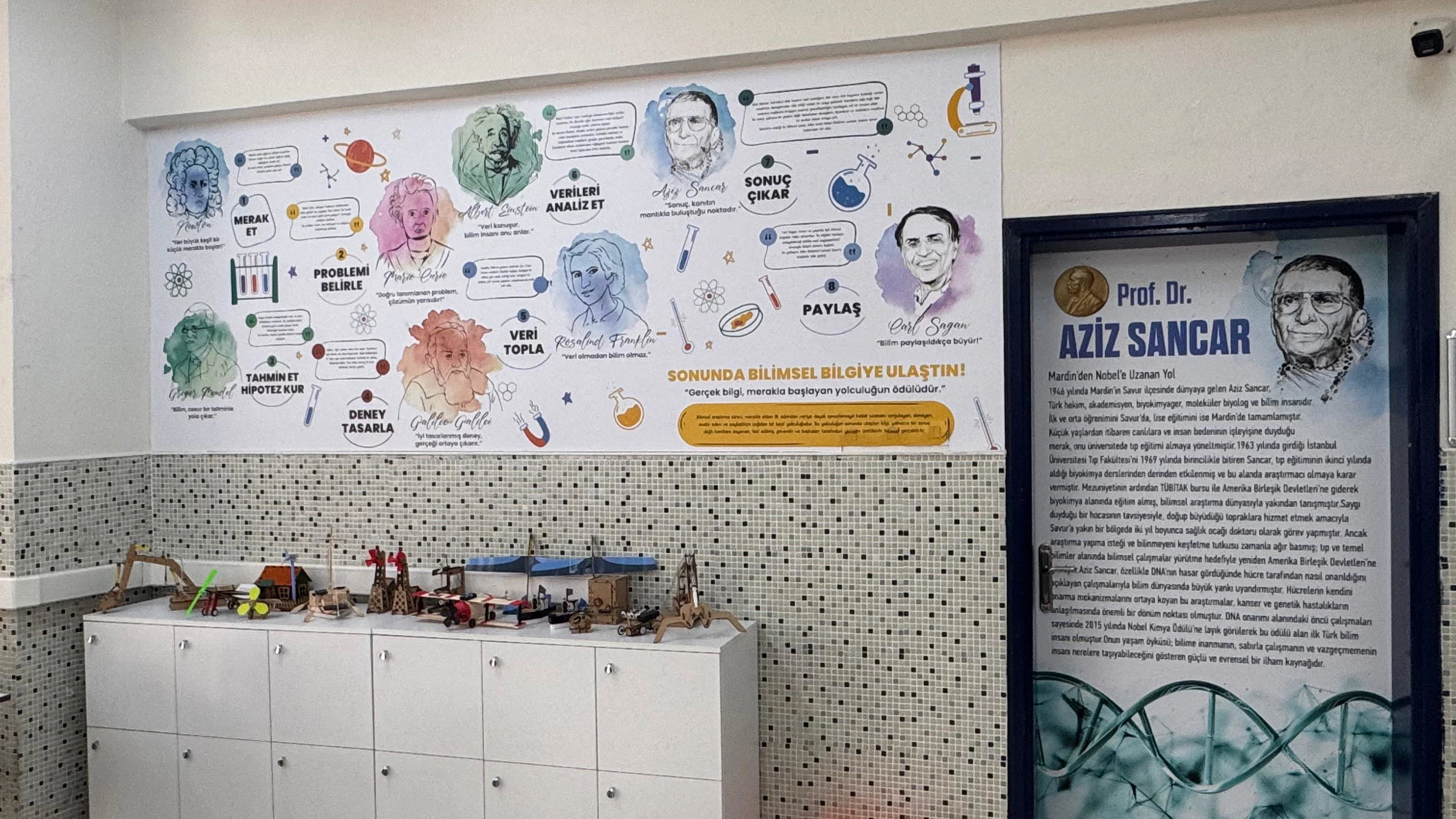 Aziz Sancar Araştıran Çocuk Fen Laboratuvarı Kuruldu